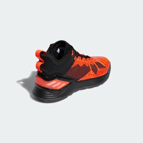 Adidas D ROSE SON OF CHI SHOES Core Black / Cloud White / Solar Red - Picture 2 of 15